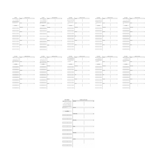 Mid-Year Reset Planner 2026 (Weeks 23–53) Bundle
