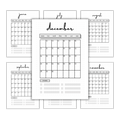 Mid-Year Reset Monthly Calendar 2026 Bundle