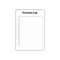 Workout Log – Cozy Bullet Journal Page