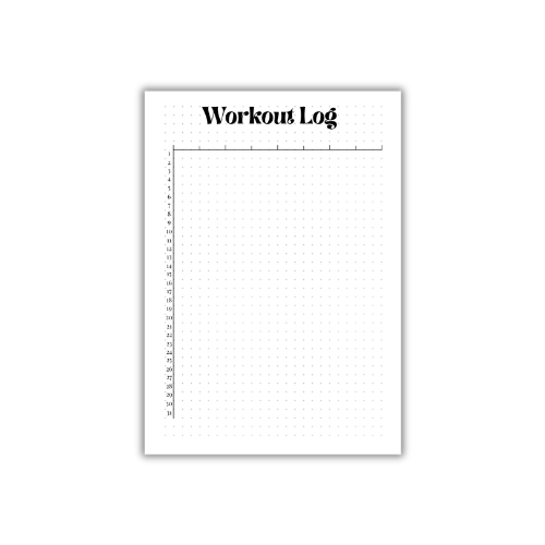 Workout Log – Cozy Bullet Journal Page